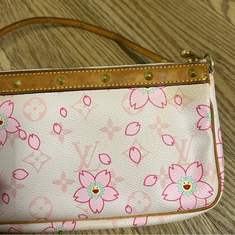 Louis Vuitton x Murakami Pink Cherry Blossom Pochette - Picture 5 of 9